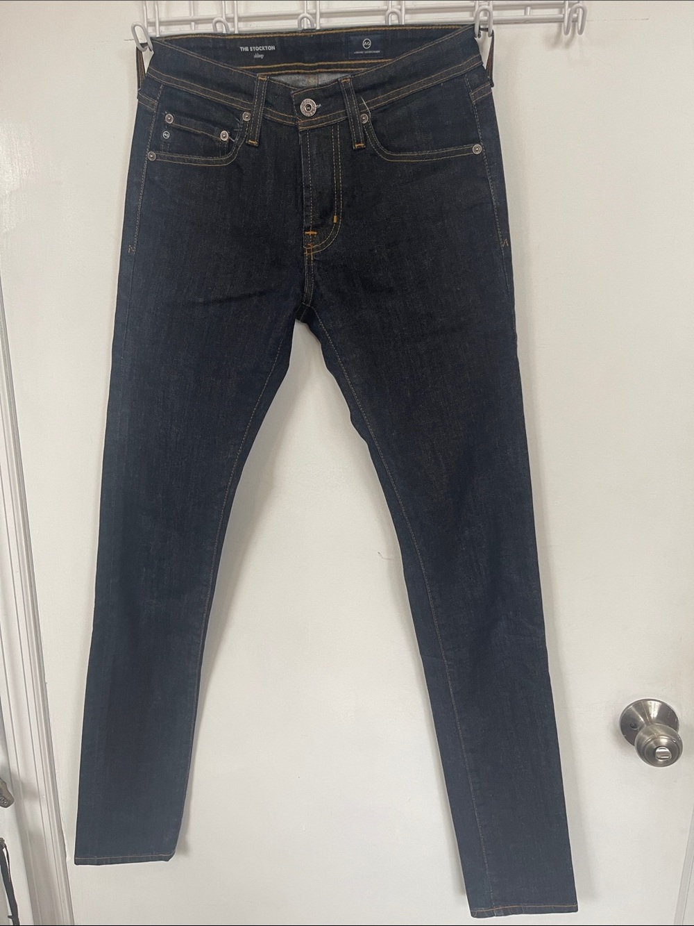 Ag Adriano Goldschmied Skinny Dark Blue Men’s Jeans 29x 34